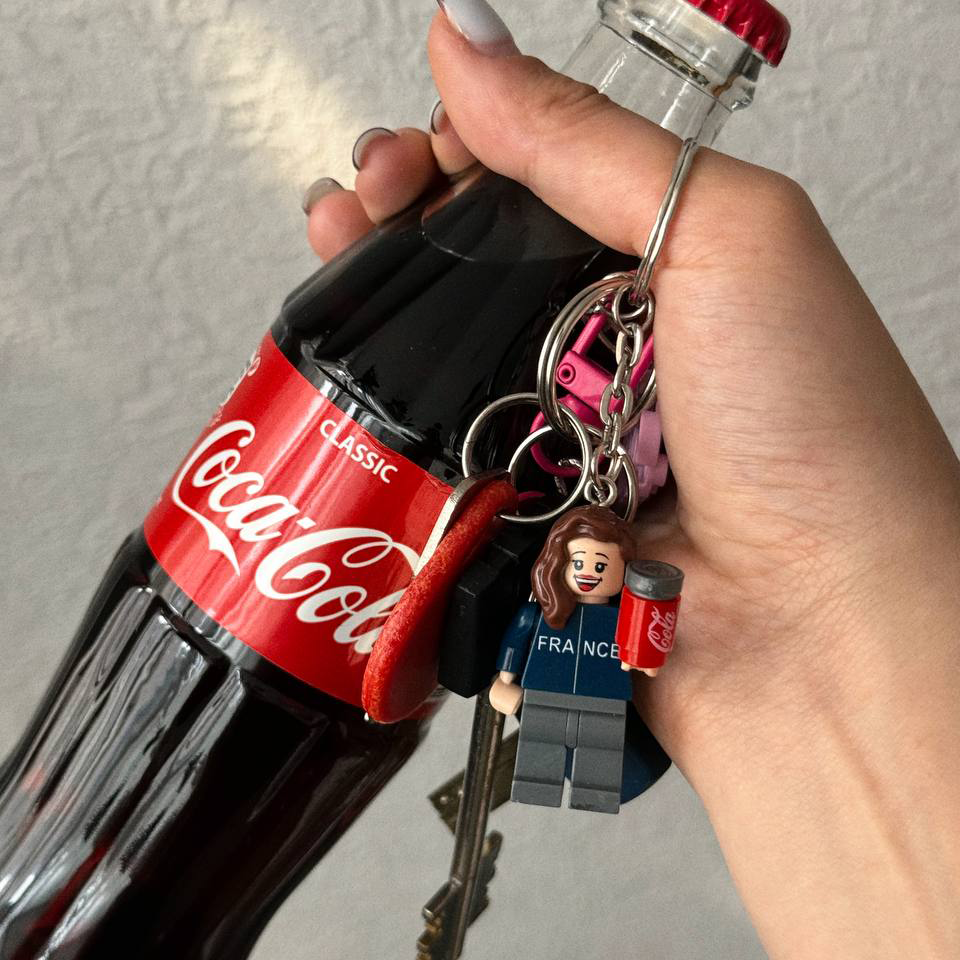 Kişiye Özel Çiftli Minifigür Anahtarlık